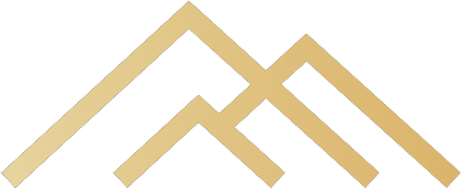 A gold colored symbol of an arrow pointing to the right.